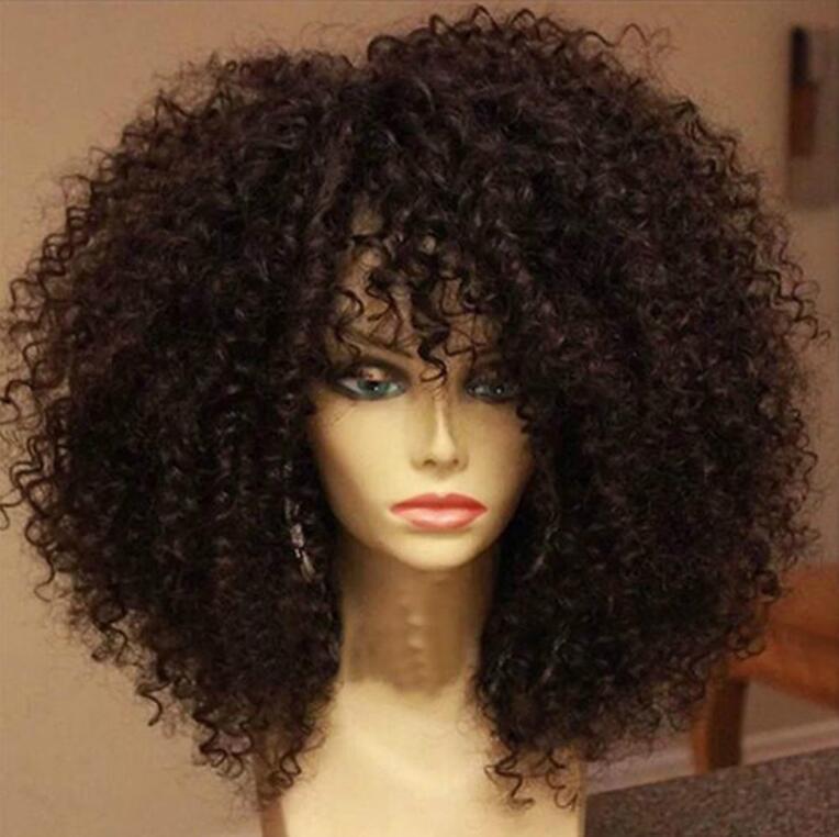 Perruque Afro Volume Bouffant Explosion de Couleur Unie ConiWell