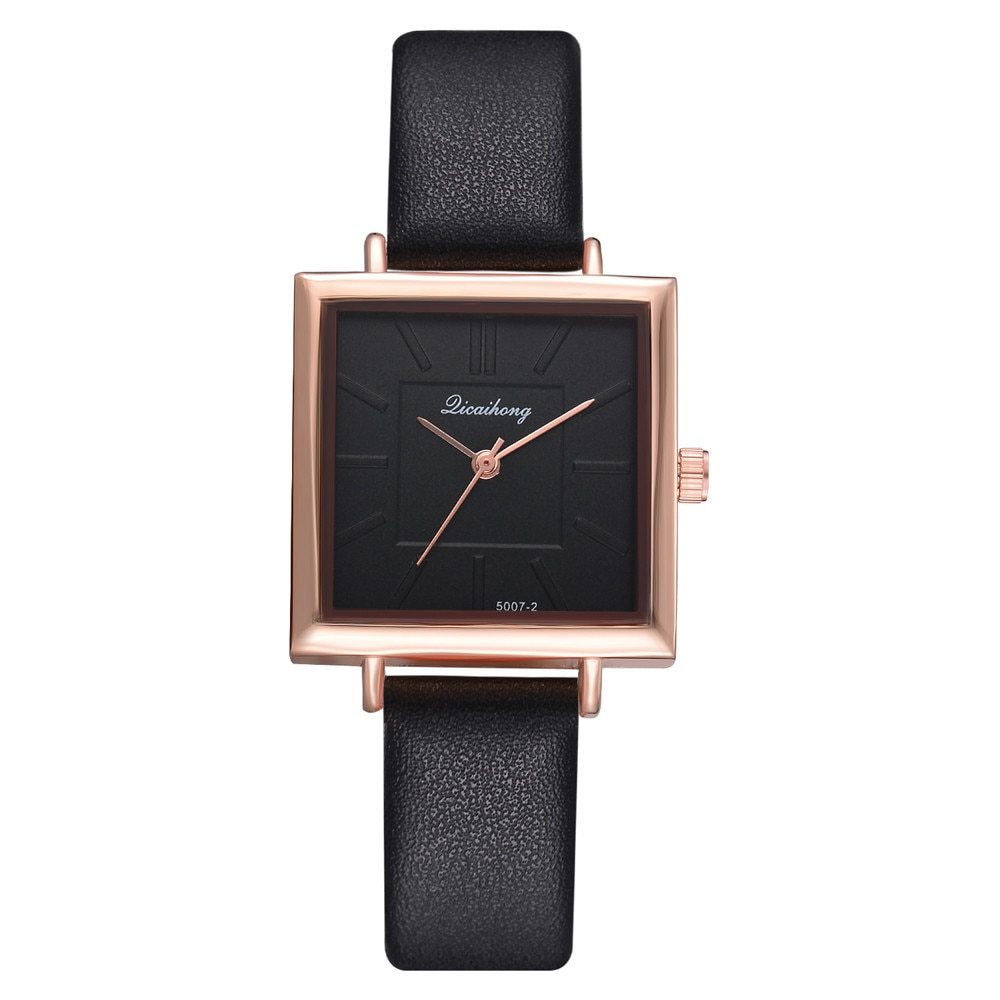 Montre Femme Carrée Chic - Design Square Intemporel ConiWell