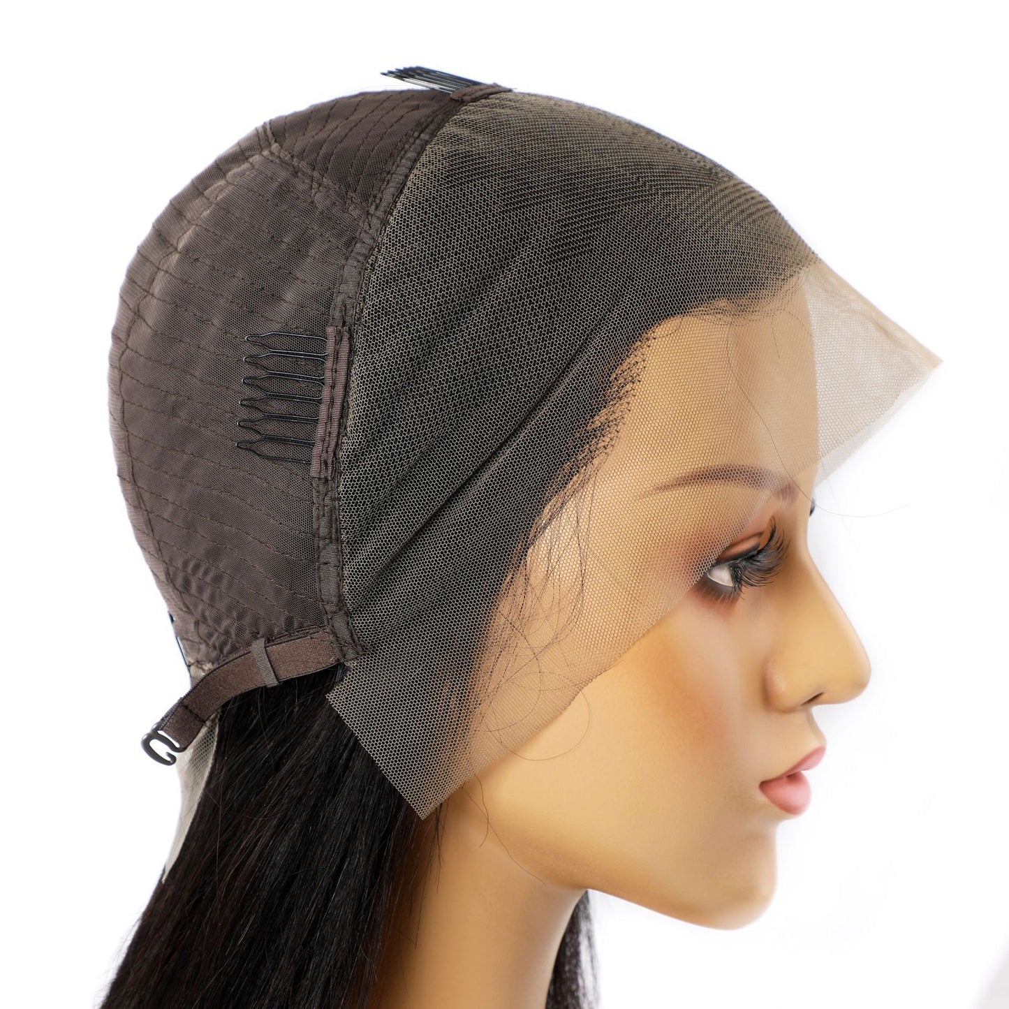 Perruque Dentelle Cheveux Naturels Qualité 9A - Lisse Premium ConiWell