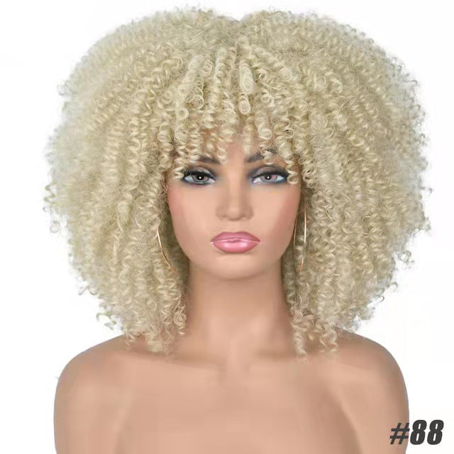 Perruque Afro Cheveux Bouclés Africains - Style Naturel ConiWell