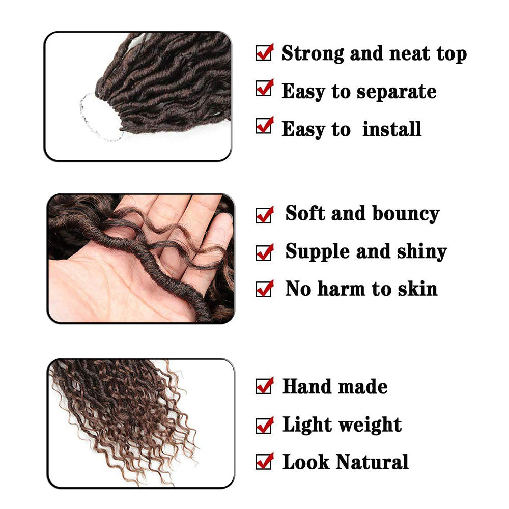 Cheveux au Crochet Tresses Afro - Fibre Synthétique Bouclée ConiWell