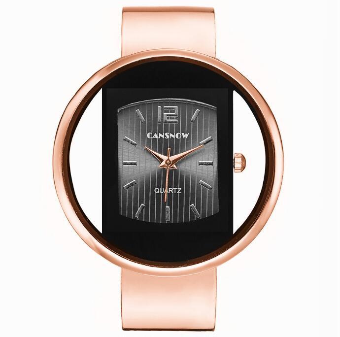 Montre Femme Quartz Cadran Or Argent - Design Tendance ConiWell