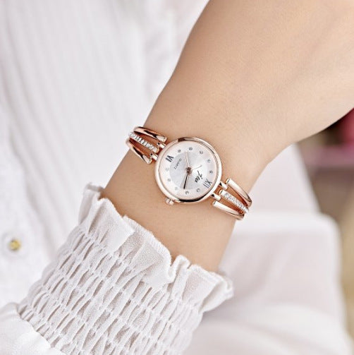 Montre Femme Cristal Strass - Acier Inoxydable Brillant ConiWell