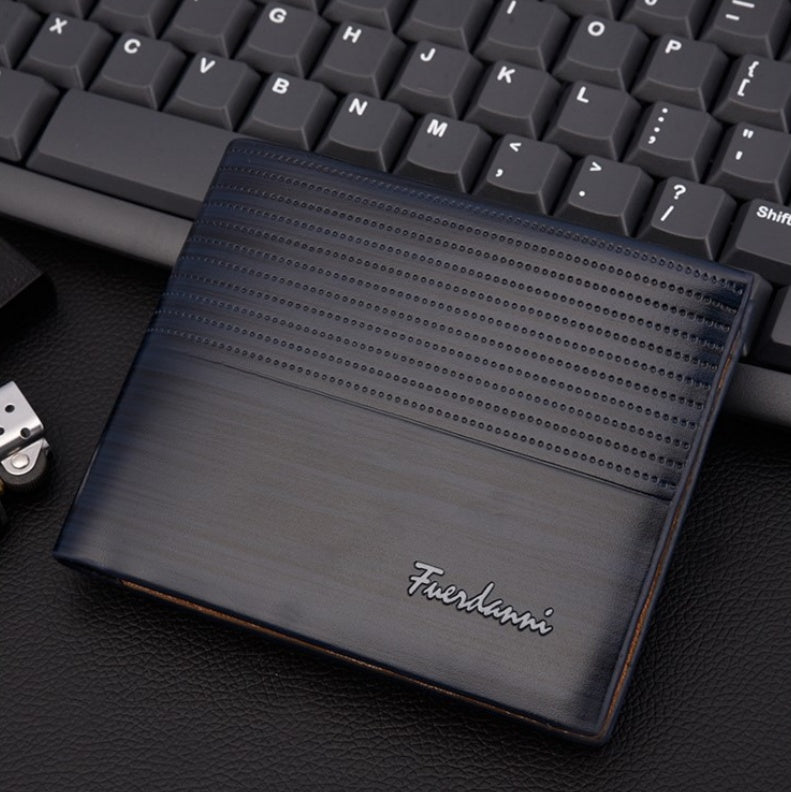 Portefeuille Homme Gaufré Multi-Cartes - Design Fashion ConiWell