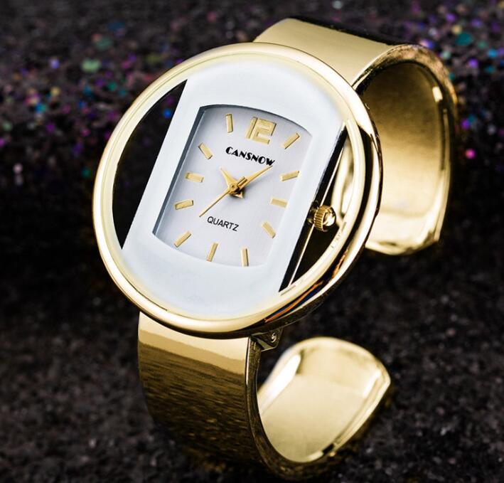 Montre Femme Quartz Cadran Or Argent - Design Tendance ConiWell