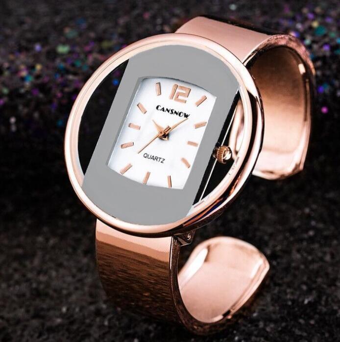 Montre Femme Quartz Cadran Or Argent - Design Tendance ConiWell