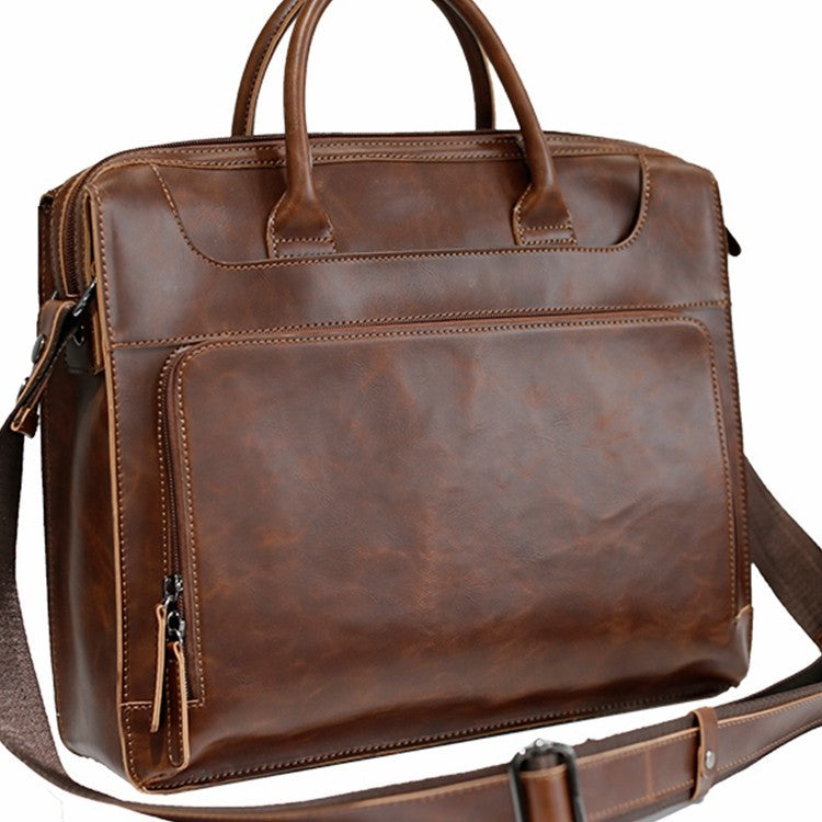 Sac Homme Cuir Véritable - Handbag Élégant Premium ConiWell
