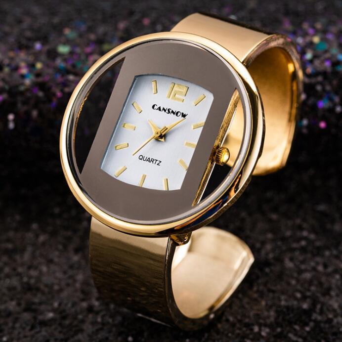 Montre Femme Quartz Cadran Or Argent - Design Tendance ConiWell