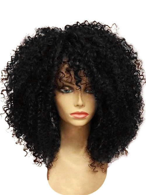 Perruque Afro Volume Bouffant Explosion de Couleur Unie ConiWell