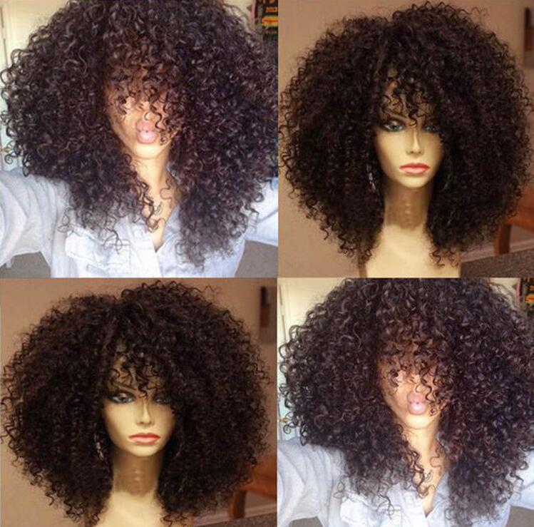 Perruque Afro Volume Bouffant Explosion de Couleur Unie ConiWell
