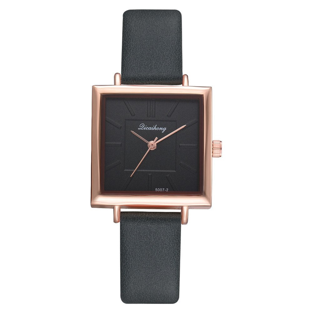 Montre Femme Carrée Chic - Design Square Intemporel ConiWell