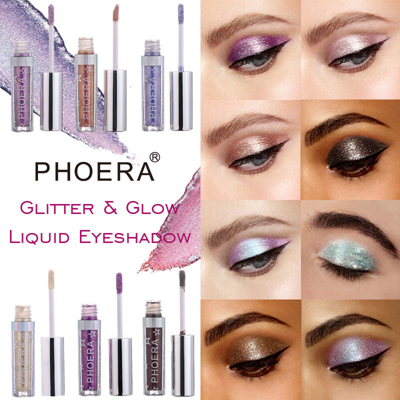 PHOERA Magnificent Metals Glitter Glow liquide ombre à paupières