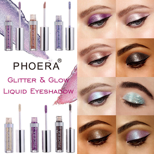 PHOERA Magnificent Metals Glitter Glow liquide ombre à paupières