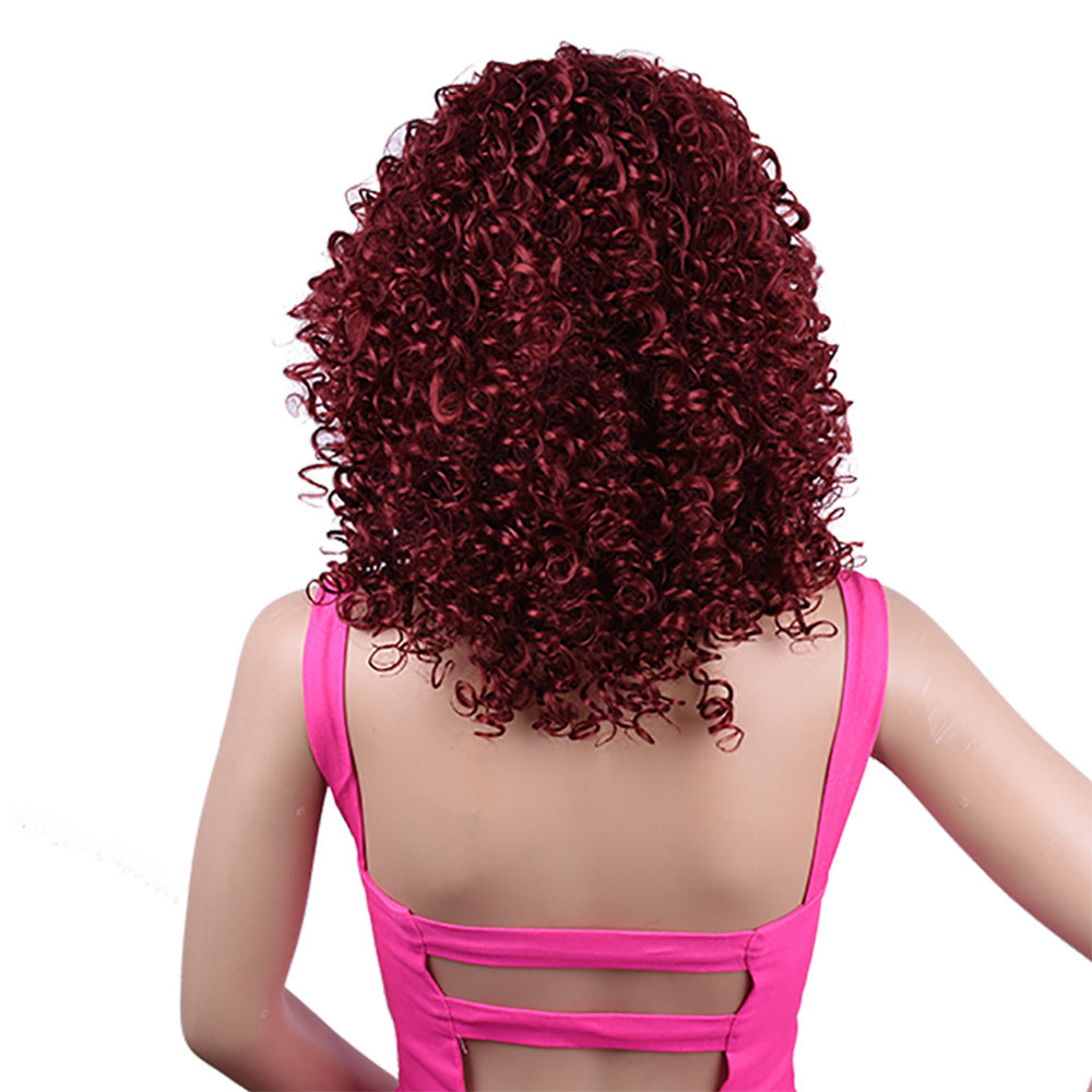 Perruque Synthétique Afro Bouclée - Cheveux Frisés Naturels ConiWell