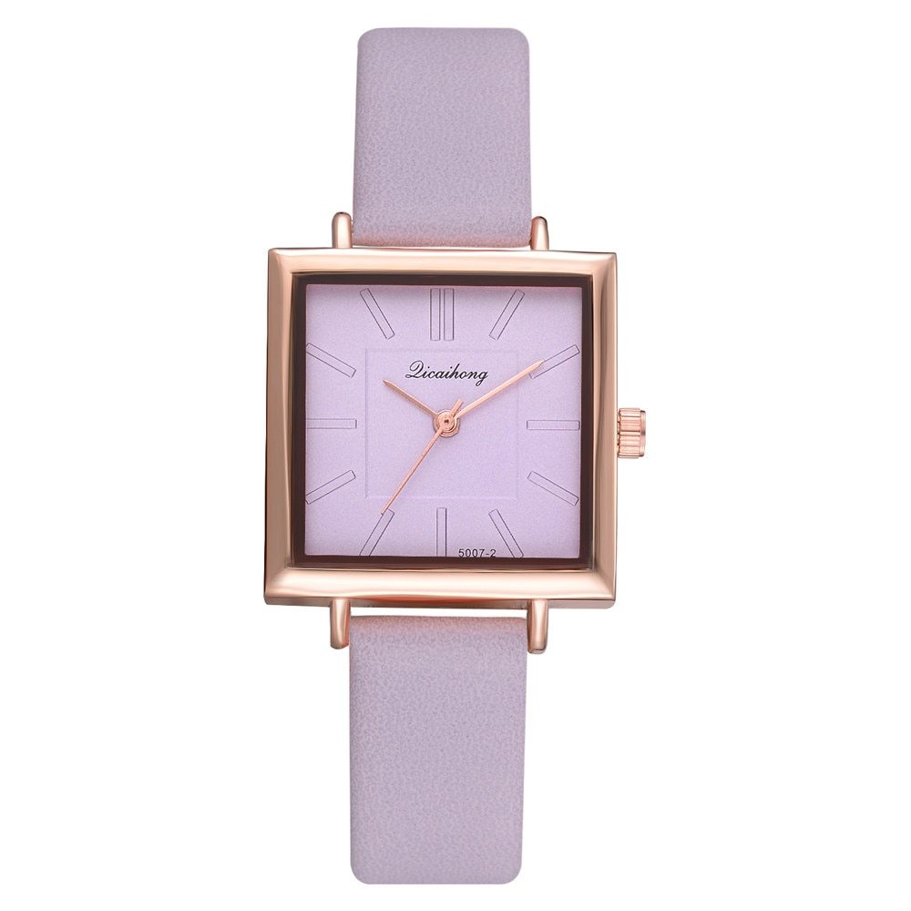 Montre Femme Carrée Chic - Design Square Intemporel ConiWell
