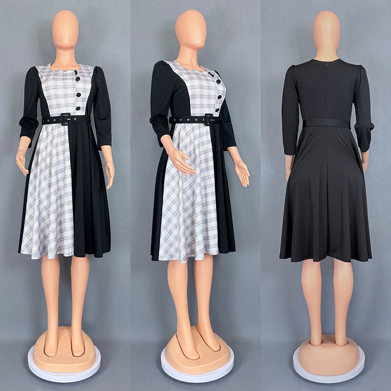 Personality Female Temperament Elegant Dress