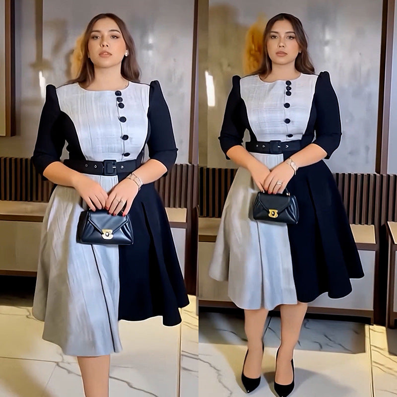 Personality Female Temperament Elegant Dress