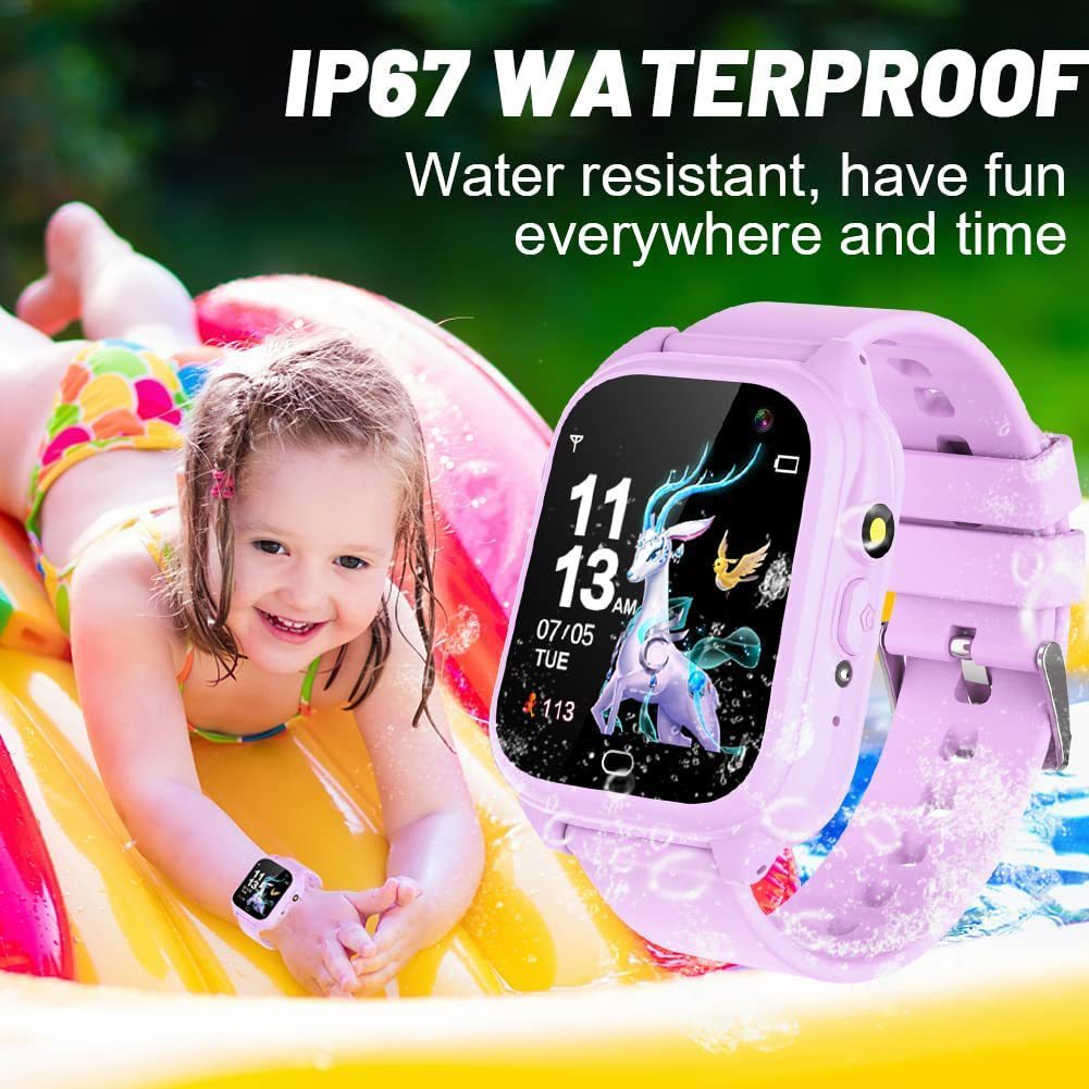 Montre Connectée Enfant Imperméable IP67 - Personnalisable ConiWell