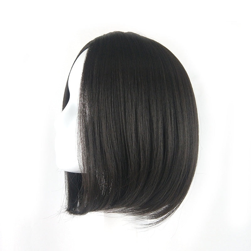 Perruque Bob Courte Cheveux Naturels Brésiliens - Coupe Femme Noire ConiWell
