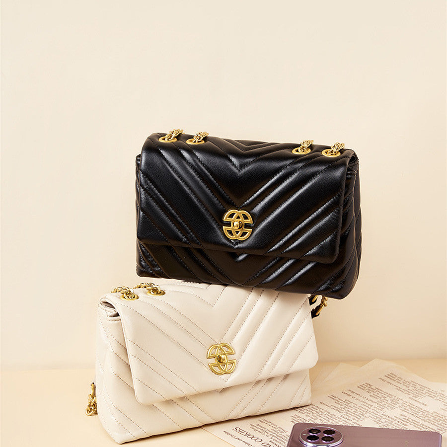 Sac Bandoulière Carré Cuir Vachette Femme Qualité Premium ConiWell